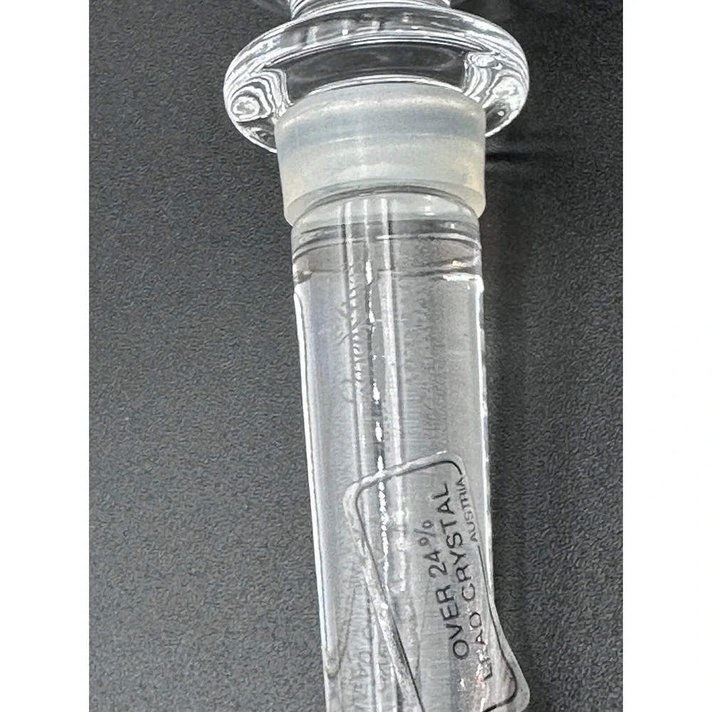 Rosenthal Versace Medusa Frosted Crystal Bottle‎ Stopper Topper
